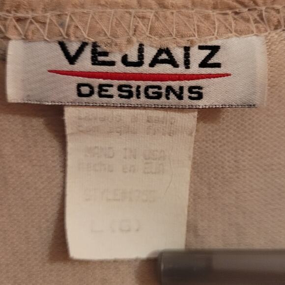 Vtg 80s Vejaiz Crinkle Gauze Shirt Fish Print Shoulder Pads Oversized Boxy Top - Picture 6 of 10